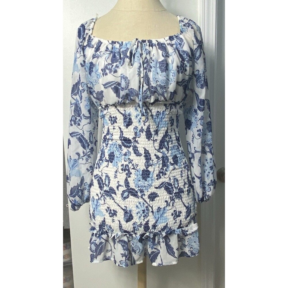 Vine & Valley Women Floral Mini Dress Sz S